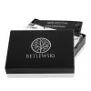 Sale BETLEWSKI® leather credit card case (red) BE-08 Premium