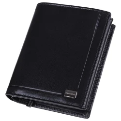 Vyriška piniginė iš natūralios odos Jesse (juoda) 