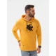 Geltonos spalvos džemperis su gobtuvu Vytis B1154 Premium