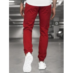 Vyriškos bordo spalvos kelnės Keni