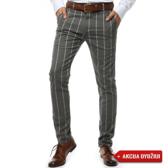 Klasikinės pilkos vyriškos kelnės Sovelo ux2148