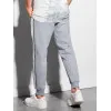 Men's grey casual trousers Libam P947
