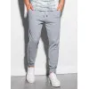 Men's grey casual trousers Libam P947