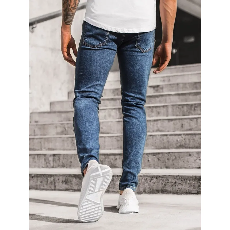 Vyriški mėlynos spalvos džinsai Robol G/1087