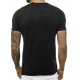 Akcija: Vyriški juodos spalvos marškinėliai Demo L/2476