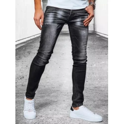 Juodos spalvos vyriški džinsai Dragar