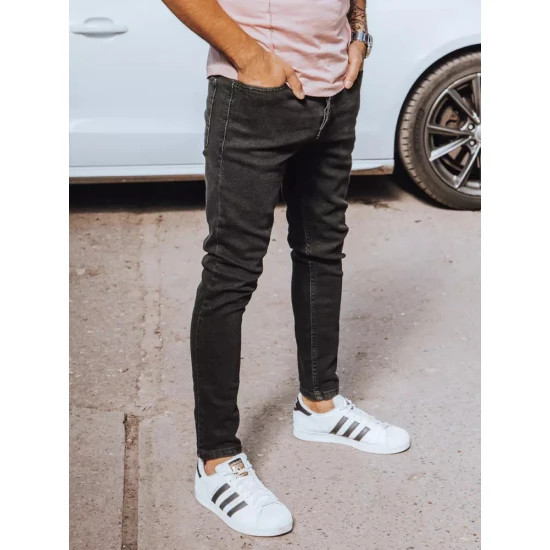 Džinsai vyrams juodos spalvos Timur UX3843