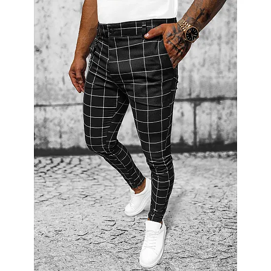 Juodos vyriškos kelnės Chino DJ/550174