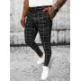 Black men's chino trousers