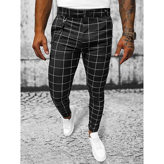 Juodos vyriškos kelnės Chino DJ/550174