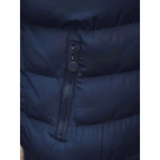 Vyriška tamsiai mėlyna liemenė su gobtuvu Neril JS/M751/215