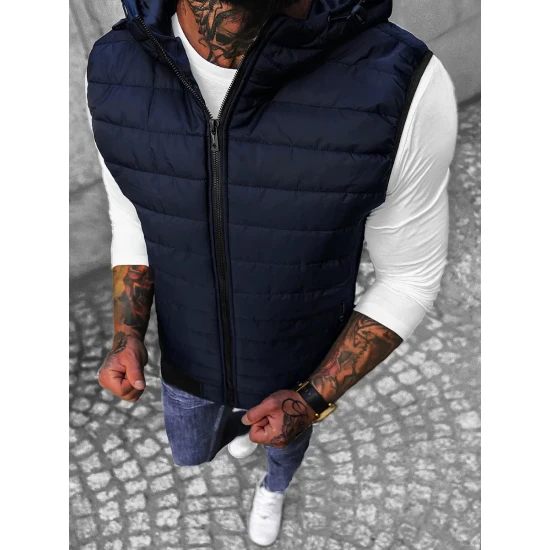 Vyriška tamsiai mėlyna liemenė Minel 8M1529/215