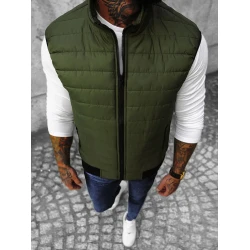 Dygsniuota vyriška chaki liemenė Lider