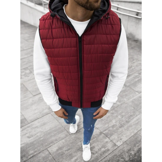 Vyriška bordo liemenė Minel JS/MY88Z