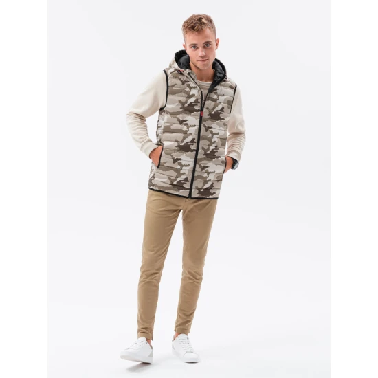 Rusva liemenė su gobtuvu Kener V6 V53