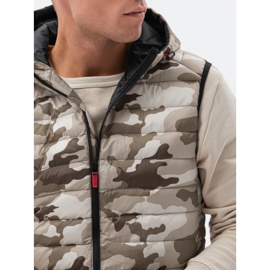 Rusva liemenė su gobtuvu Kener V6 V53