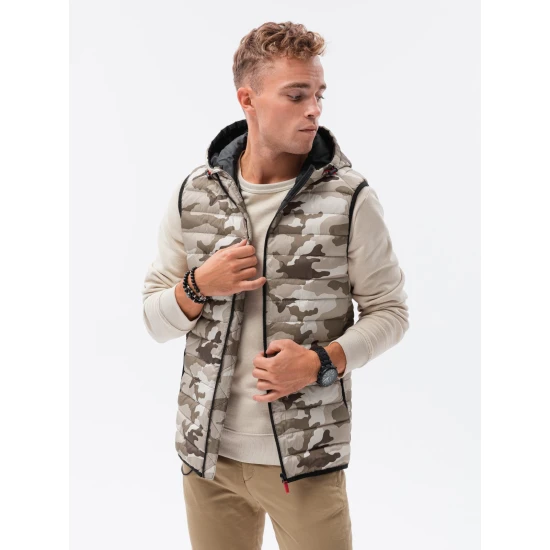 Rusva liemenė su gobtuvu Kener V6 V53