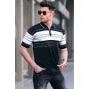 Vyriški polo marškinėliai juodos spalvos Zuna PK5733 Premium