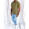 Chaki polo marškinėliai Horen PX0590 Premium