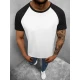Vyriški balti-juodi marškinėliai Dilan Marškinėliai