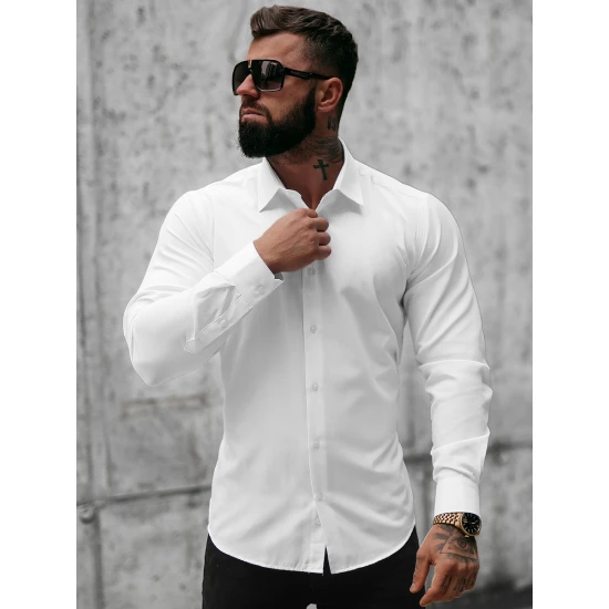 Akcija Baltos spalvos marškiniai Intense MECH/2122