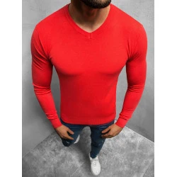 Vyriškas megztukas raudonos spalvos Robi