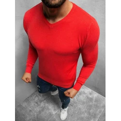 Vyriškas megztukas raudonos spalvos Robi