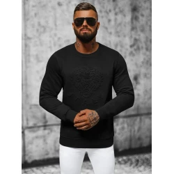 Vyriškas juodas megztinis Italy