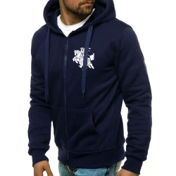 Tamsiai mėlynos spalvos džemperis Vytis