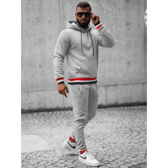 Šviesiai pilkas sportinis kostiumas Mover Sportiniai kostiumai