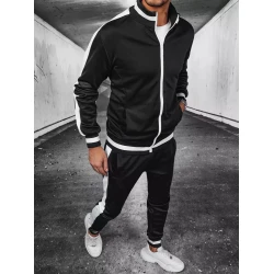 Juodos spalvos vyriškas sportinis komplektas Gialer