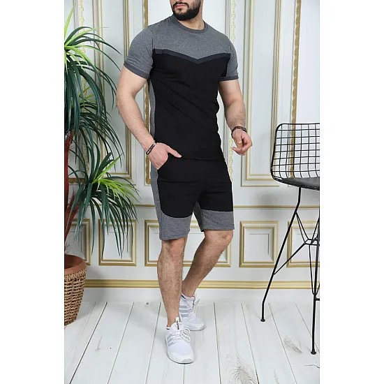 Sportinis komplektas tamsiai pilkas Moren PK3012 Premium