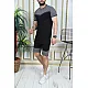 Sportinis komplektas tamsiai pilkas Moren PK3012 Premium