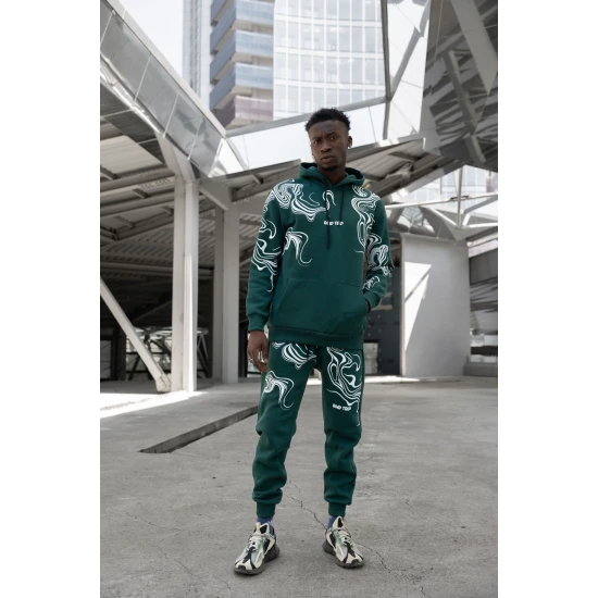 Vyriškas žalias sportinis kostiumas Road Trip PK3018 Premium