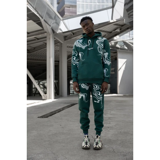 Vyriškas žalias sportinis kostiumas Road Trip PK3018 Premium