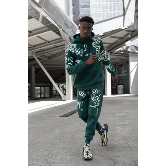 Vyriškas žalias sportinis kostiumas Road Trip PK3018 Premium