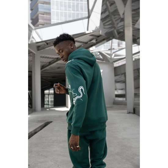 Vyriškas žalias sportinis kostiumas Road Trip PK3018 Premium