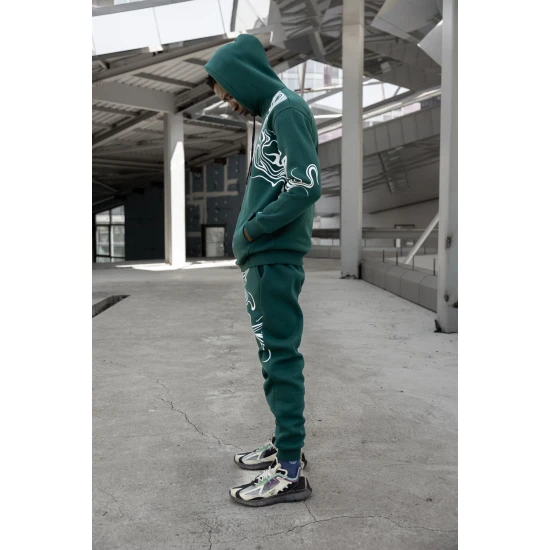 Vyriškas žalias sportinis kostiumas Road Trip PK3018 Premium