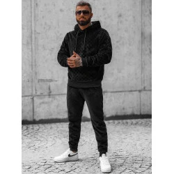 Juodas vyriškas sportinis komplektas Slit