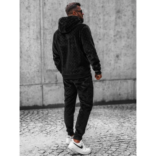 Juodas vyriškas sportinis komplektas Slit O/3A82