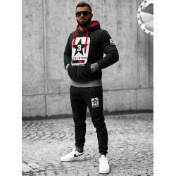 Juodas vyriškas sportinis komplektas Star