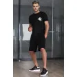 Черный комплект с короткими рукавами VYTIS
