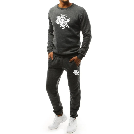 Vyriškas tamsiai pilkos spalvos rinkinys vytis-tradicinis