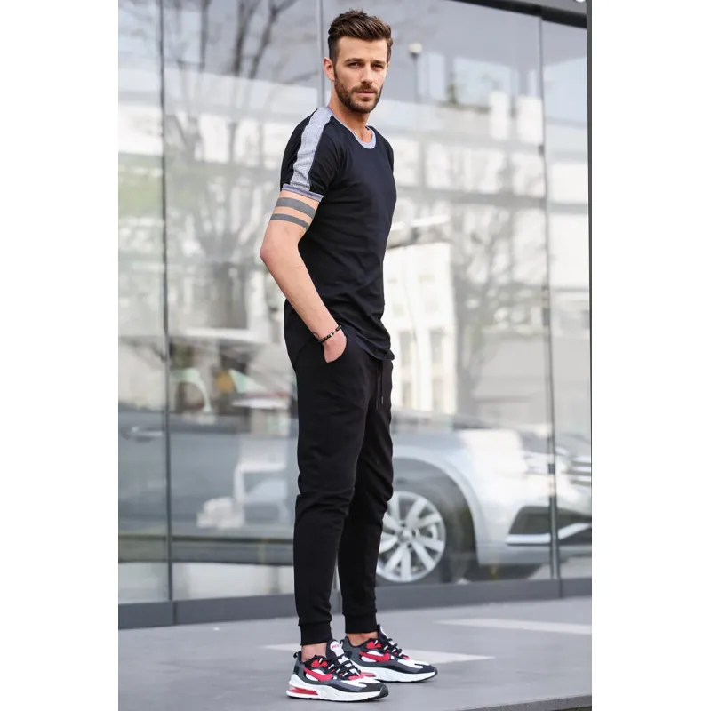 Juodas vyriškas komplektas Guga PK5749 Premium