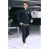 Vyriškas juodas sportinis kostiumas PK4772 Premium
