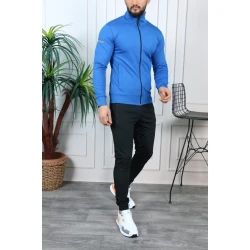 Vyriškas mėlynos spalvos sportinis komplektas Lerol