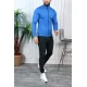 Vyriškas mėlynos spalvos sportinis komplektas Lerol