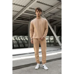 Smėlio spalvos vyriškas komplektas Lipo