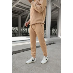 Smėlio spalvos vyriškas komplektas Lipo