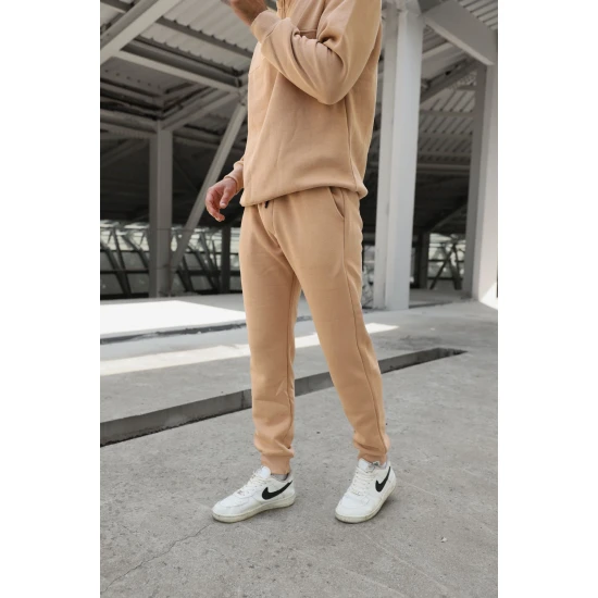 Smėlio spalvos vyriškas komplektas Lipo PK3023 Premium